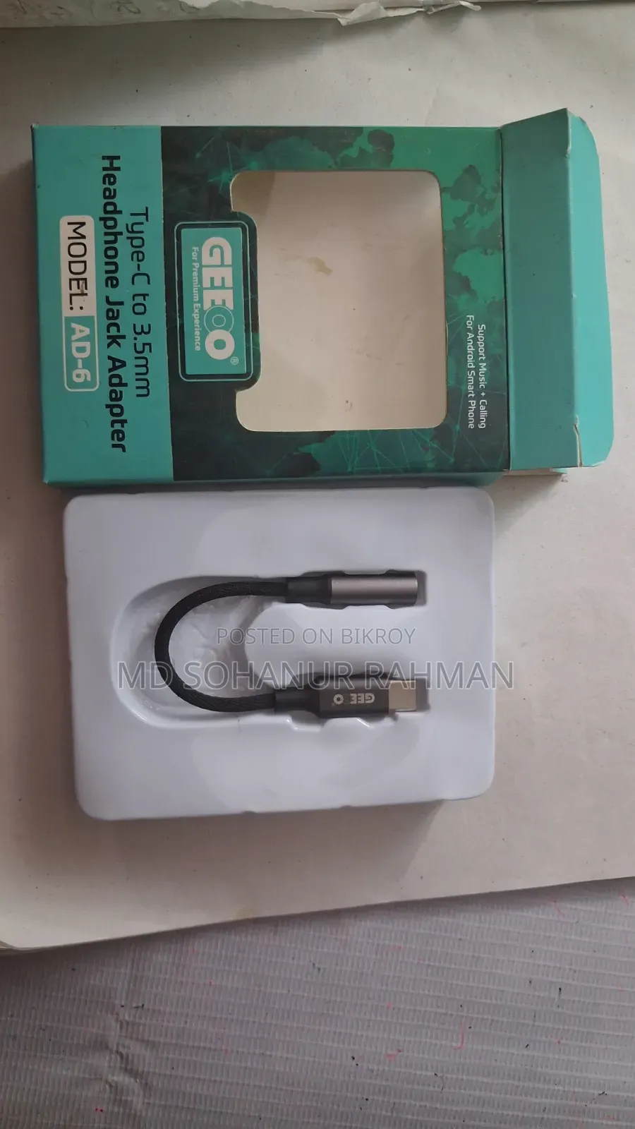 Type C Earphone Converter