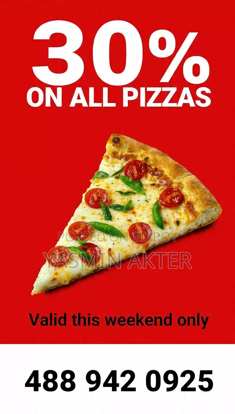 Professional Poster Social Media Post Design - 50 Taka Only