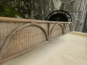 বেতের সিংগেল সোফা খাট