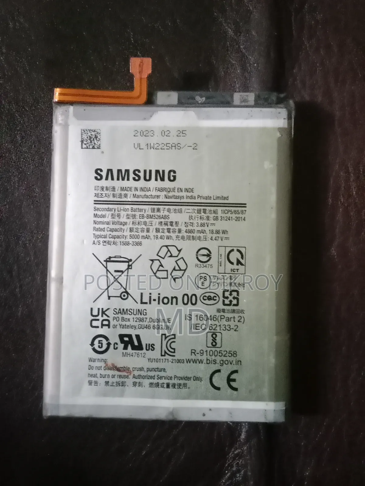 Original Samsung Galaxy F23 Battery