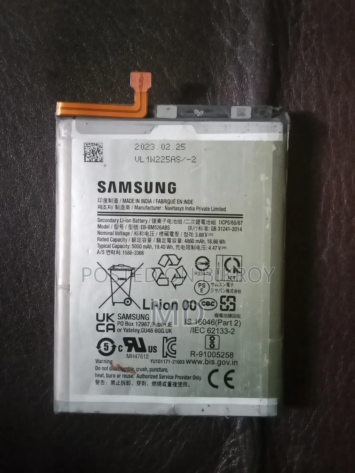 Original Samsung Galaxy F23 Battery