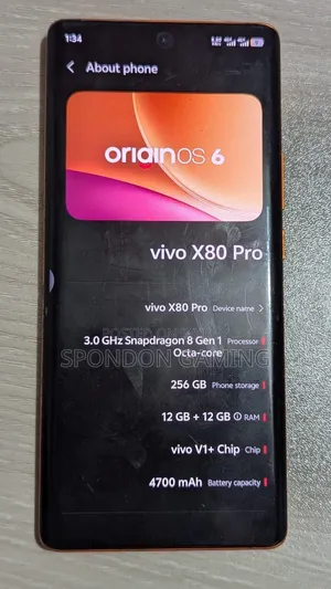 Vivo X80 Pro 256 GB Orange