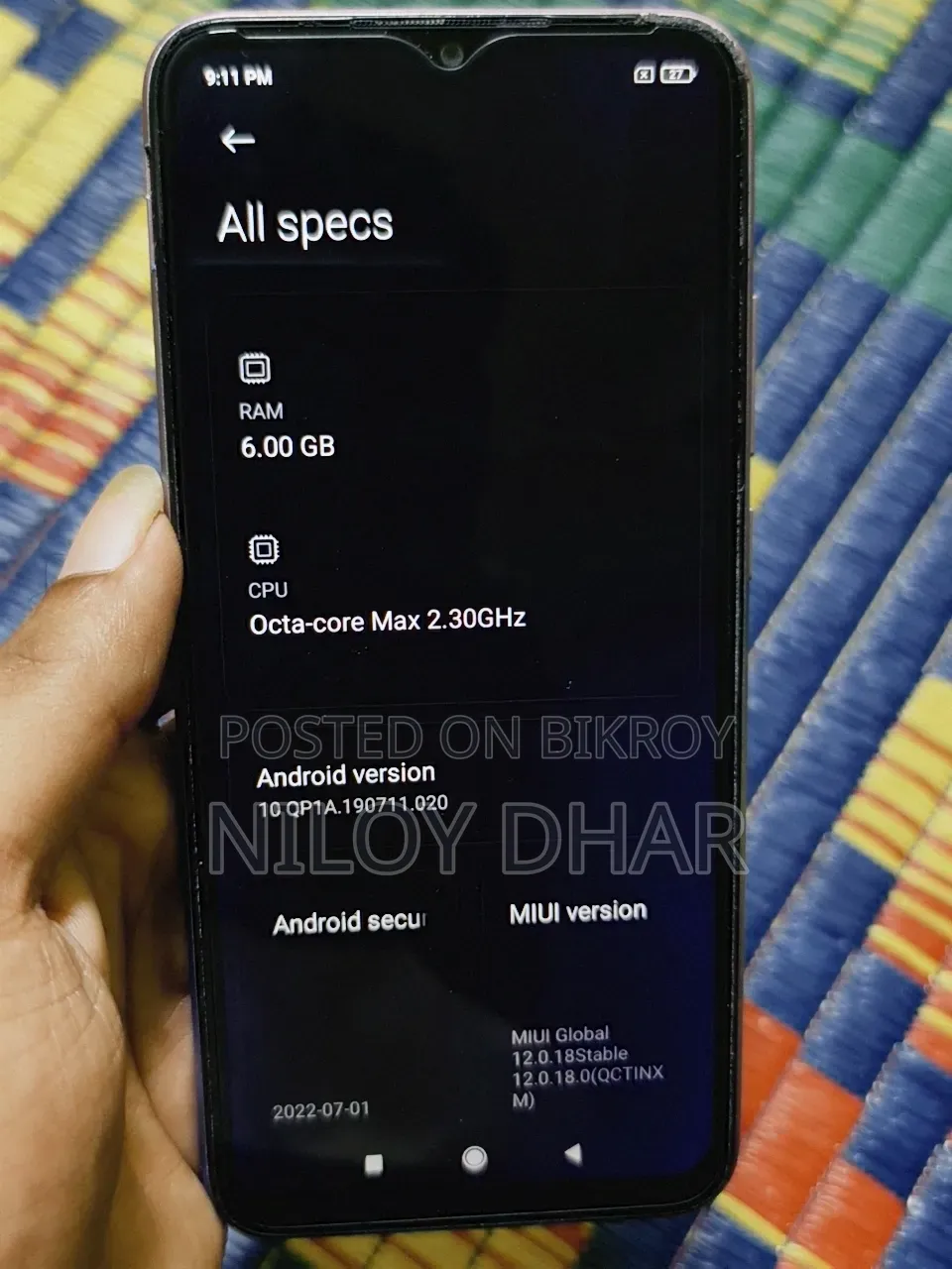 Xiaomi Redmi 9 128 GB Purple