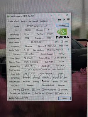 Used Gt 730 2gb Graphic Card