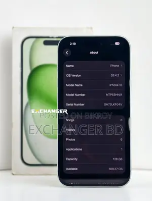 Apple iPhone 15 128 GB Green