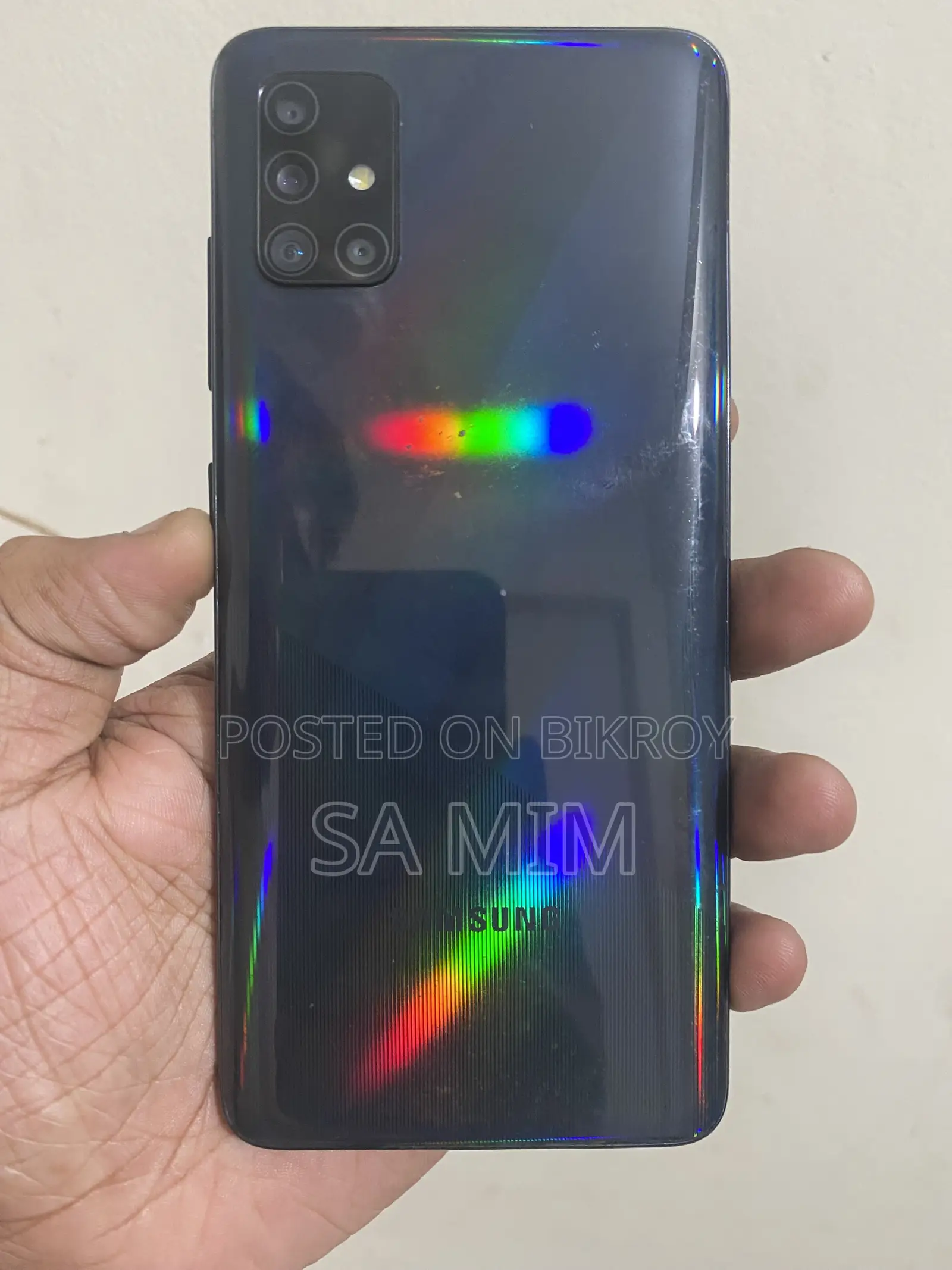 স্যামসাং গ্যালাক্সি এ৫১ ১২৮ জিবি ব্ল্যাক