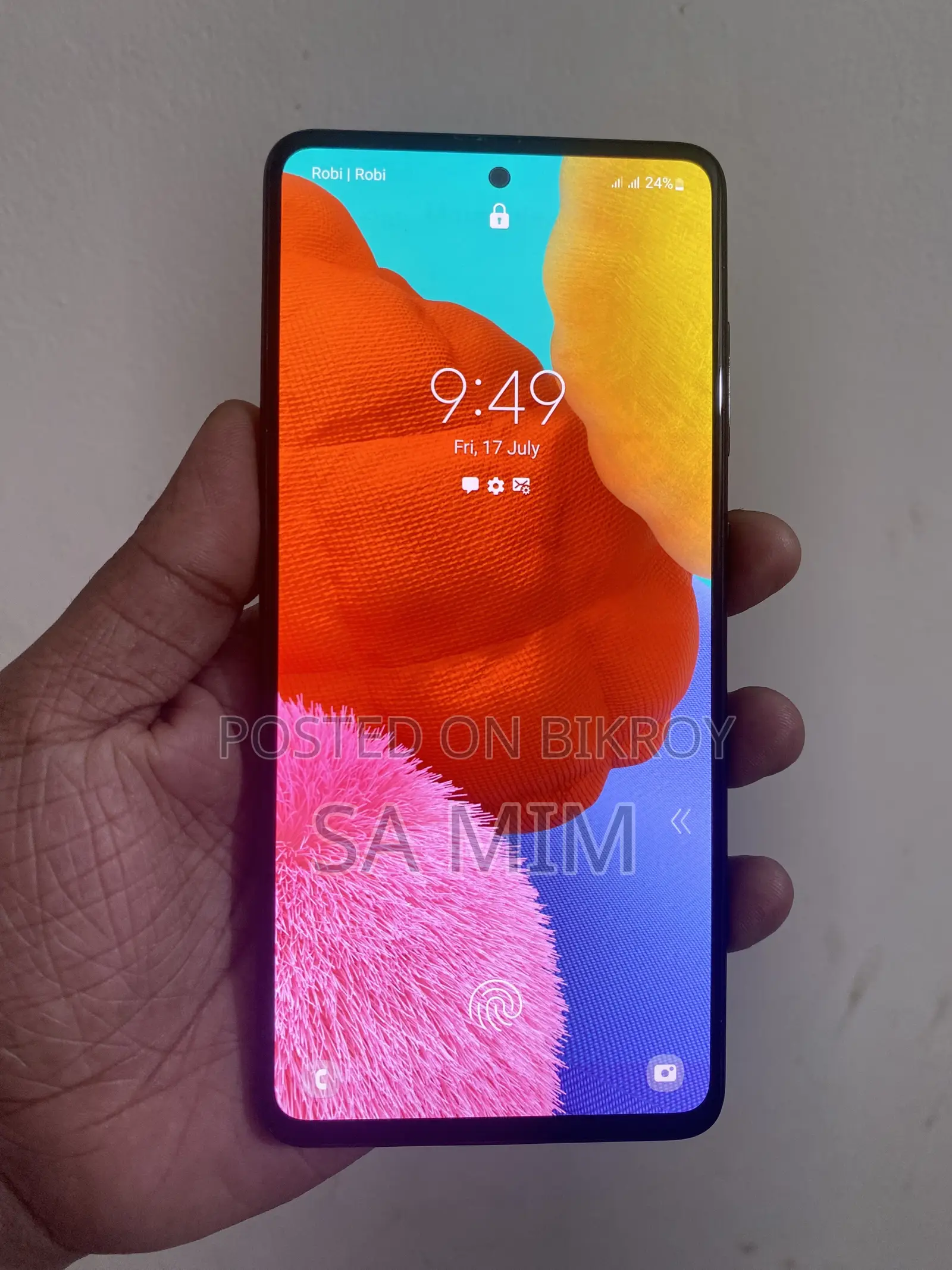 স্যামসাং গ্যালাক্সি এ৫১ ১২৮ জিবি ব্ল্যাক