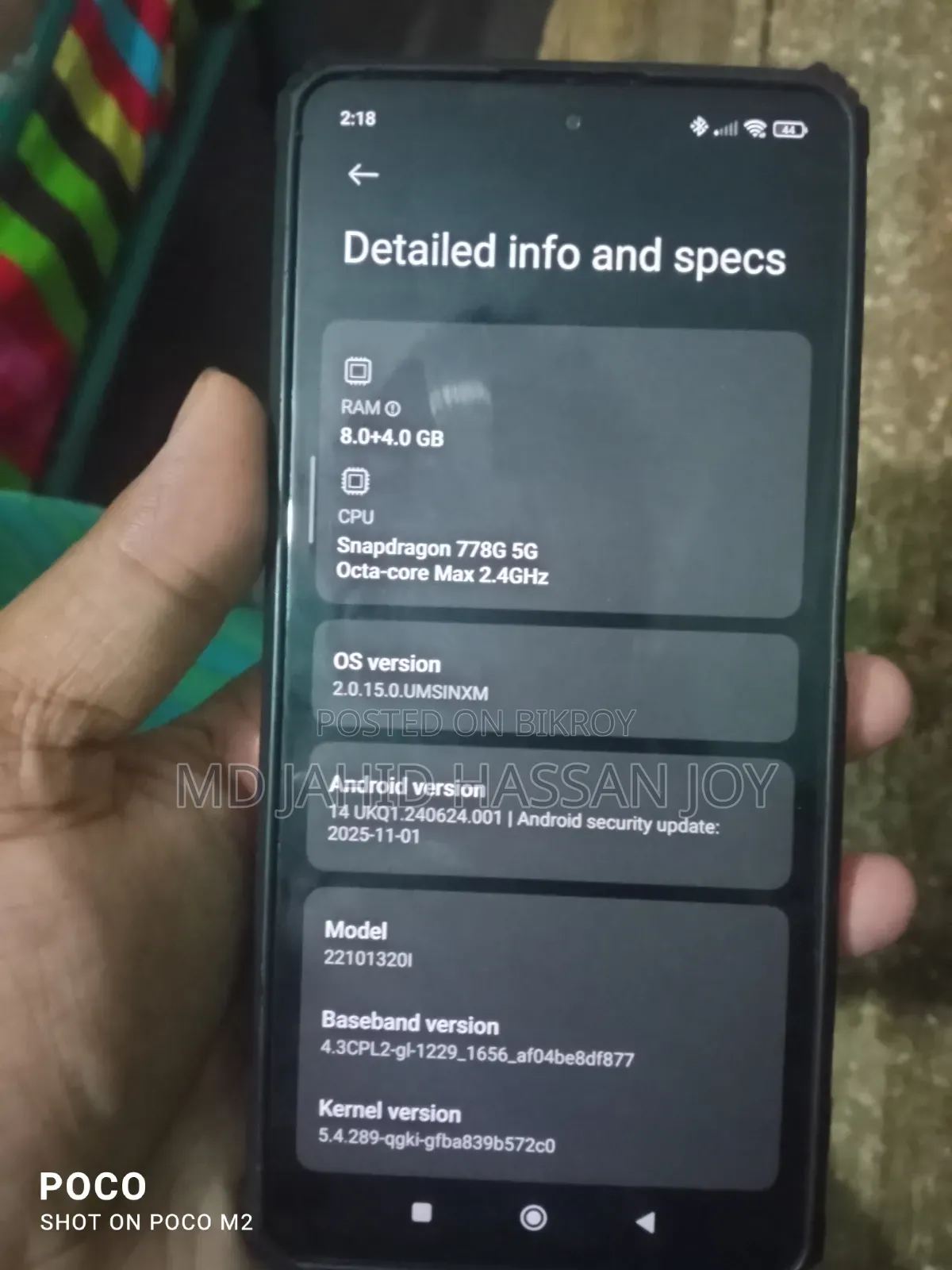 Xiaomi Poco X5 Pro 256 GB Blue