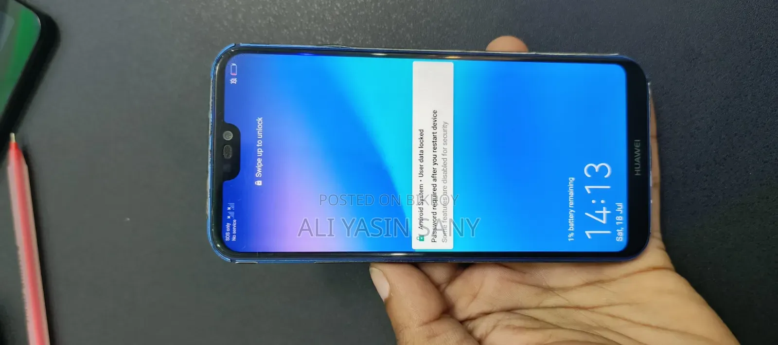 Huawei Nova 3e 64 GB Blue