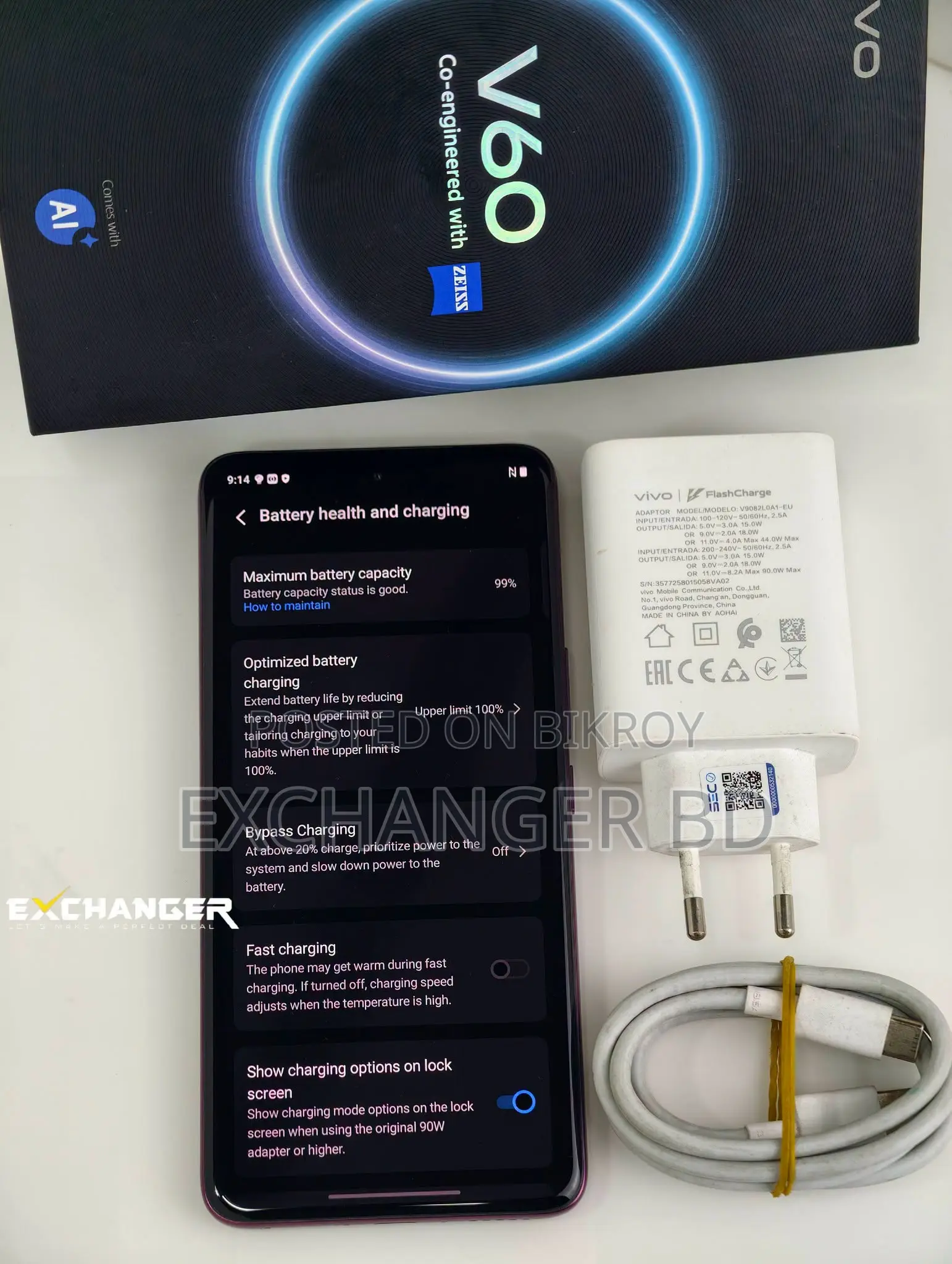 Vivo V60 256 GB Purple