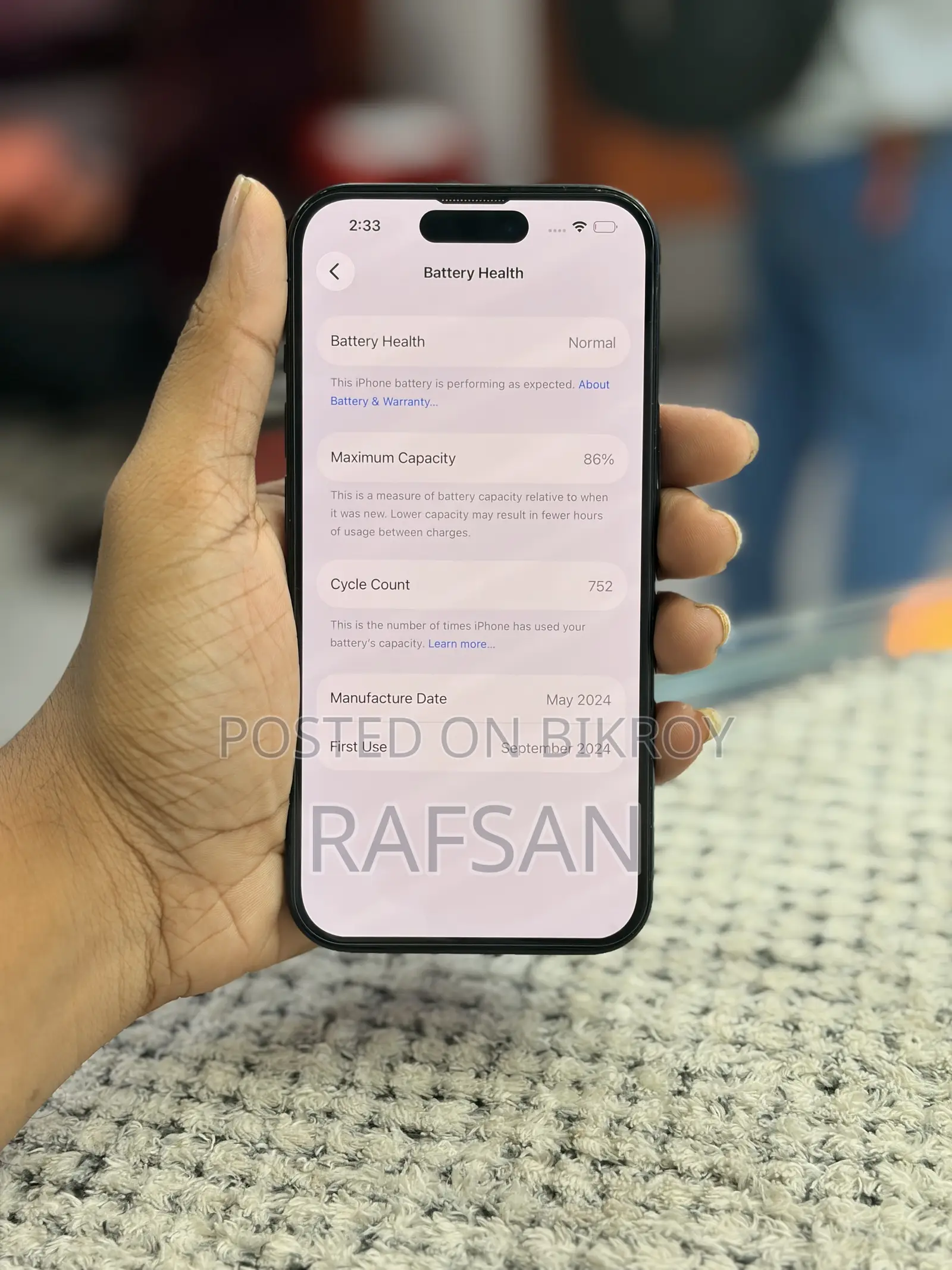 Apple iPhone 15 128 GB Black