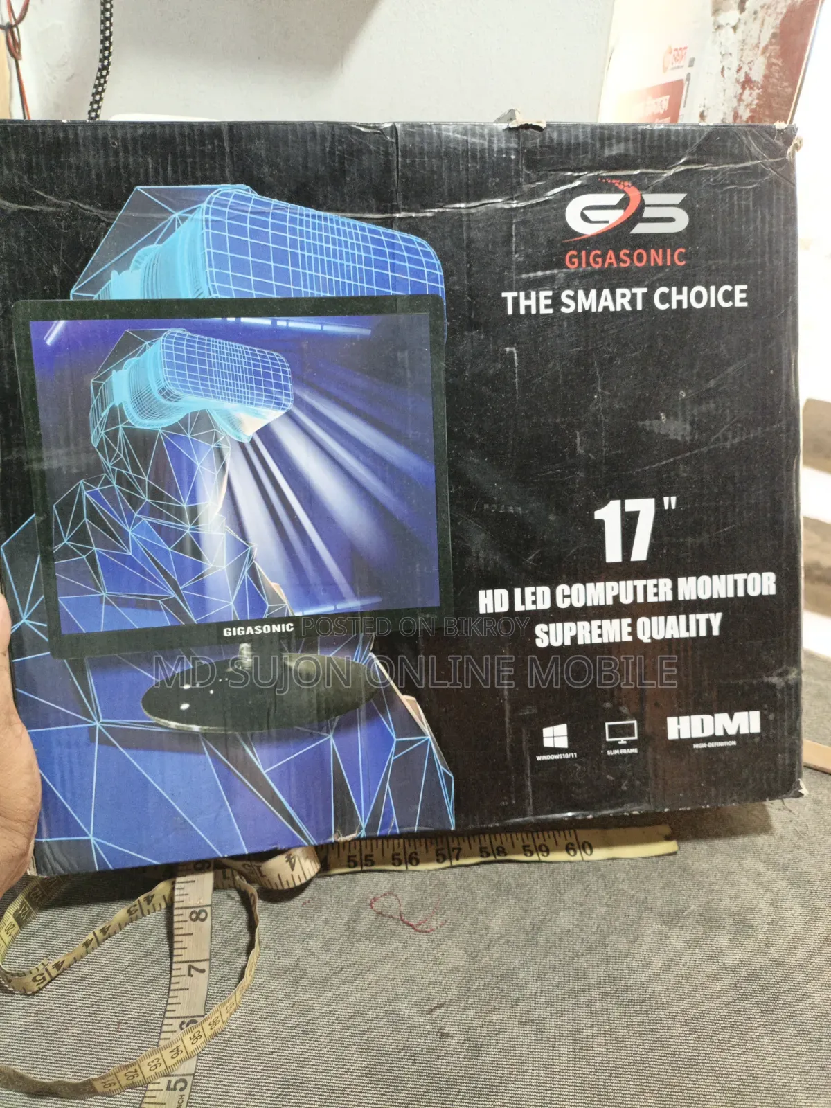 Gigasonic Monitor 17" Full New