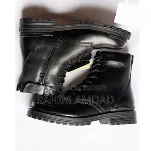 Black Leather Boot