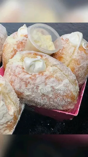 Fresh homemade soft donut. Insta-Whip topping. 5 pieces 250