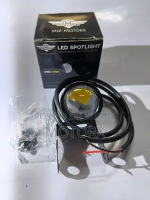 Motorcycle Mini Fog Light Flash 2 pieces + 1 piece Towel Combo