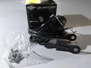 Motorcycle Mini Fog Light Flash 2 pieces + 1 piece Towel Combo