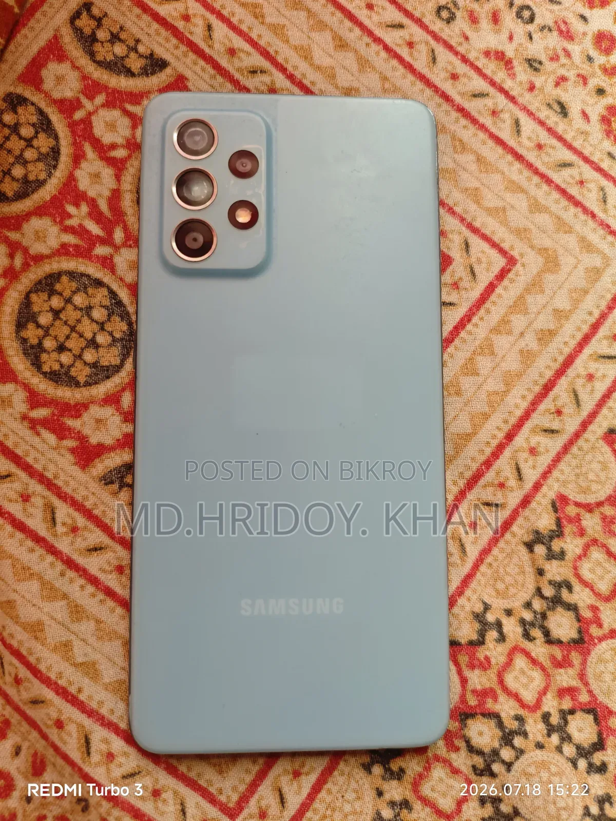 Samsung Galaxy A52 128 GB Blue