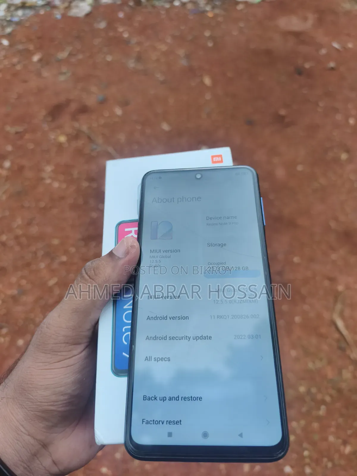 Xiaomi Redmi Note 9 Pro 128 GB Blue