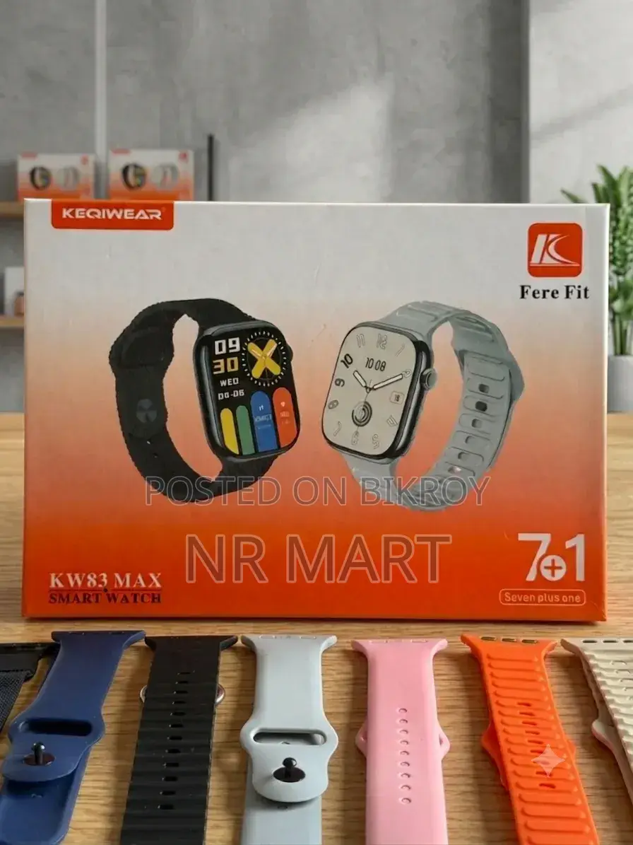  Keqiwear KW83 Max Smart Watch (7+1 Strap Combo)