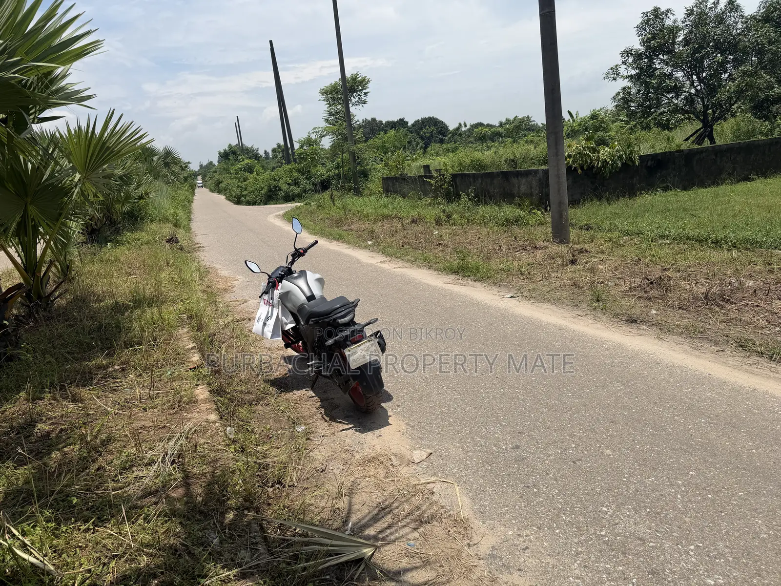 6 Katha South-facing plot for sale near Purbachal 300 feet, 75 feet road.