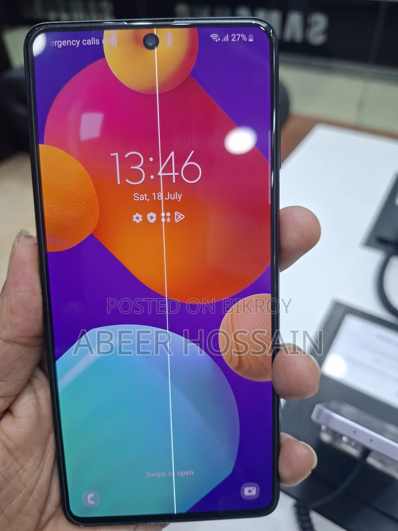 Samsung Galaxy M62 128 GB Black