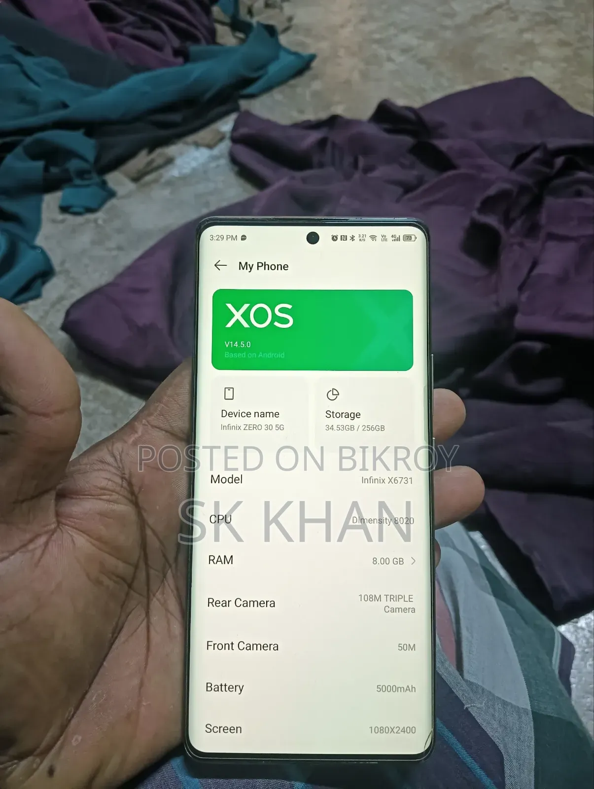 Infinix Zero 30 256 GB Blue