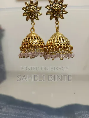 হ্যান্ডমেইড ঝুমকা কানের দুল
