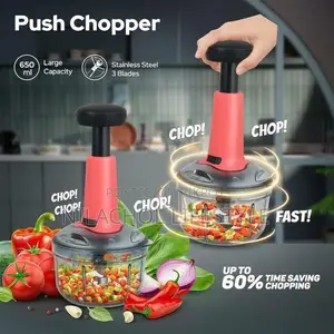 Roto Push Chopper – Ultra Fast Vegetable Onion Cutter
