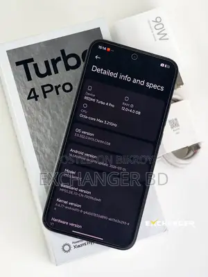 Xiaomi Redmi Turbo 4 Pro 256 GB Black
