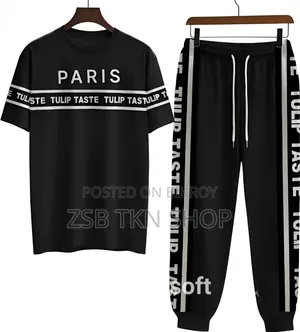 Drop Shoulder Mash T-Shirt and Trouser