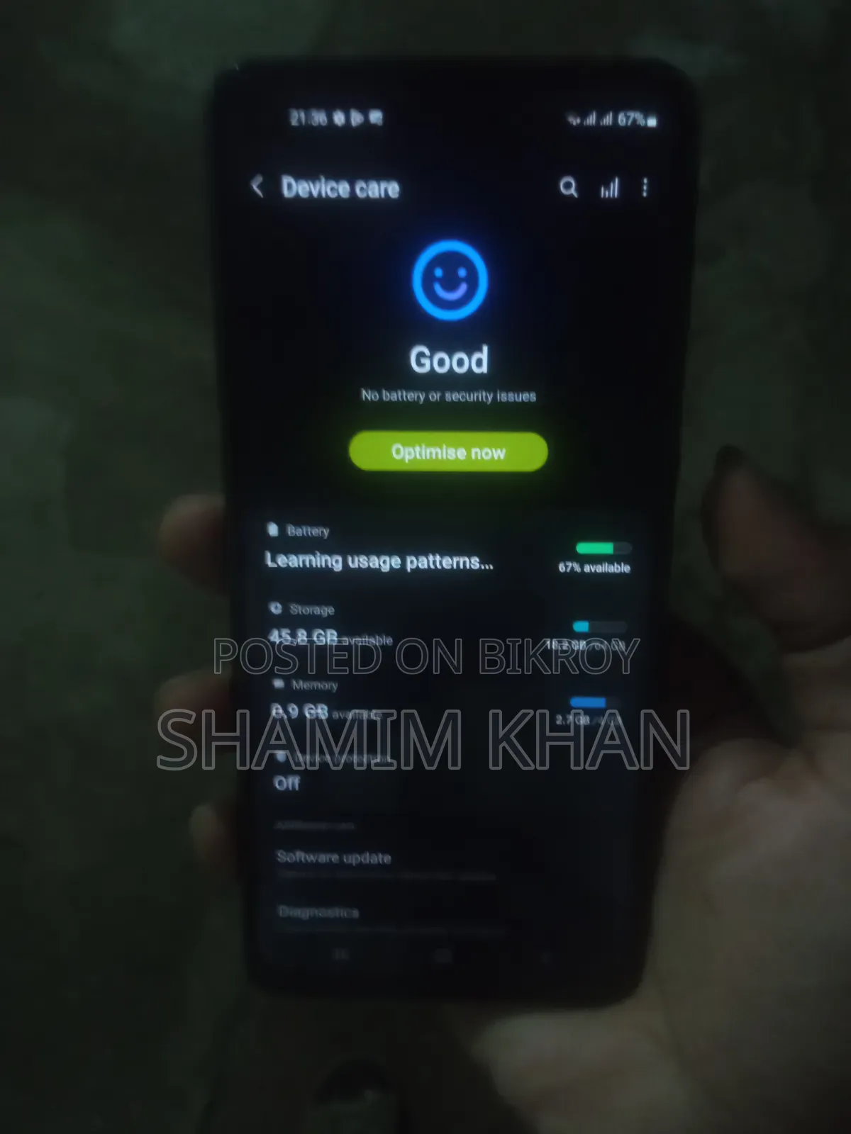 Samsung Galaxy A21s 64 GB Blue