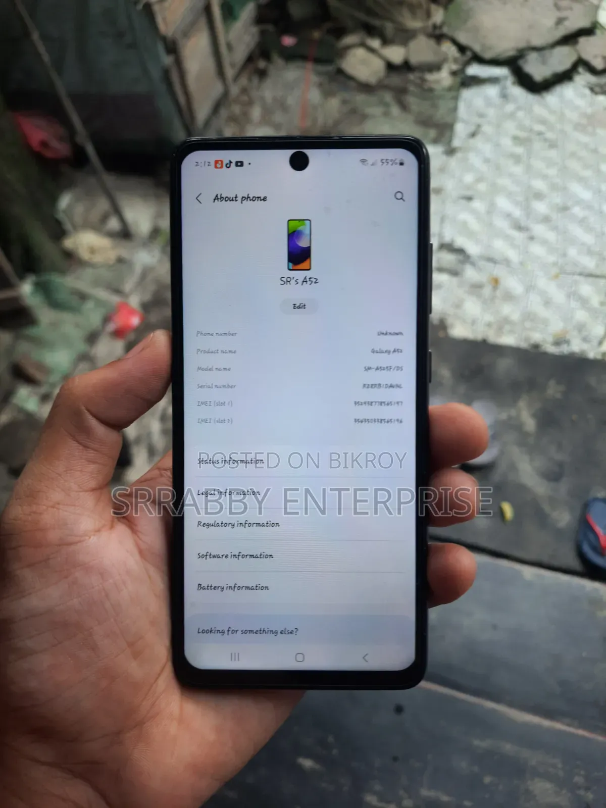 Samsung Galaxy A52 128 GB Blue