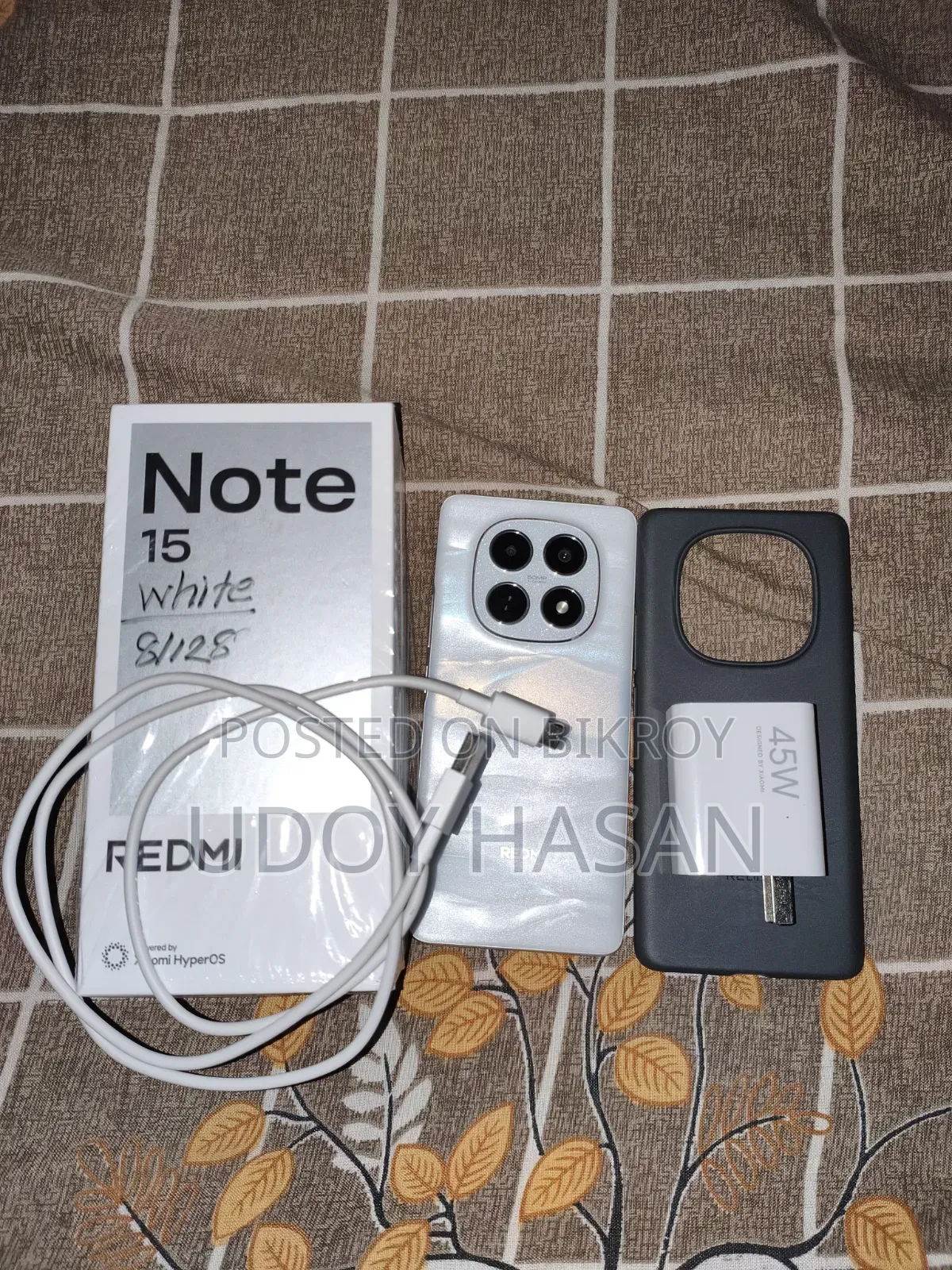New Xiaomi Redmi Note 15 128 GB White