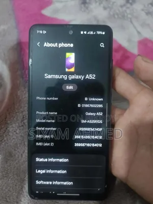 Samsung Galaxy A52 5G 128 GB Black