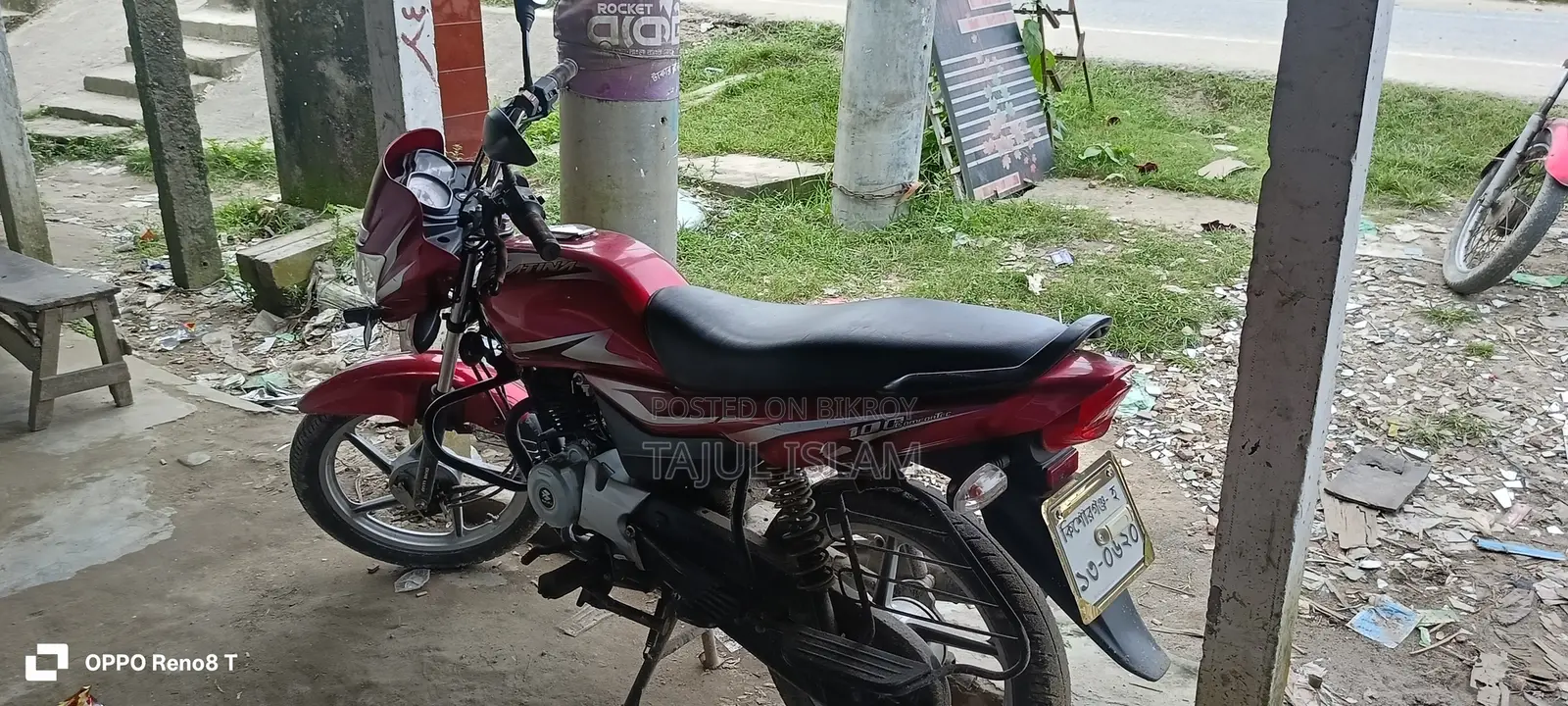 Bajaj Platina 100 2023 Red
