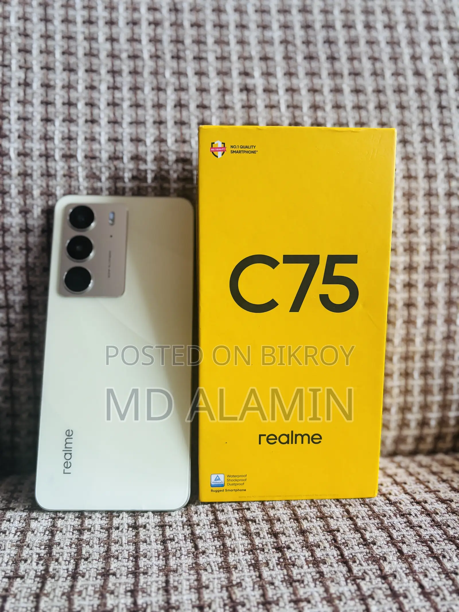 New Realme C75 128 GB Yellow