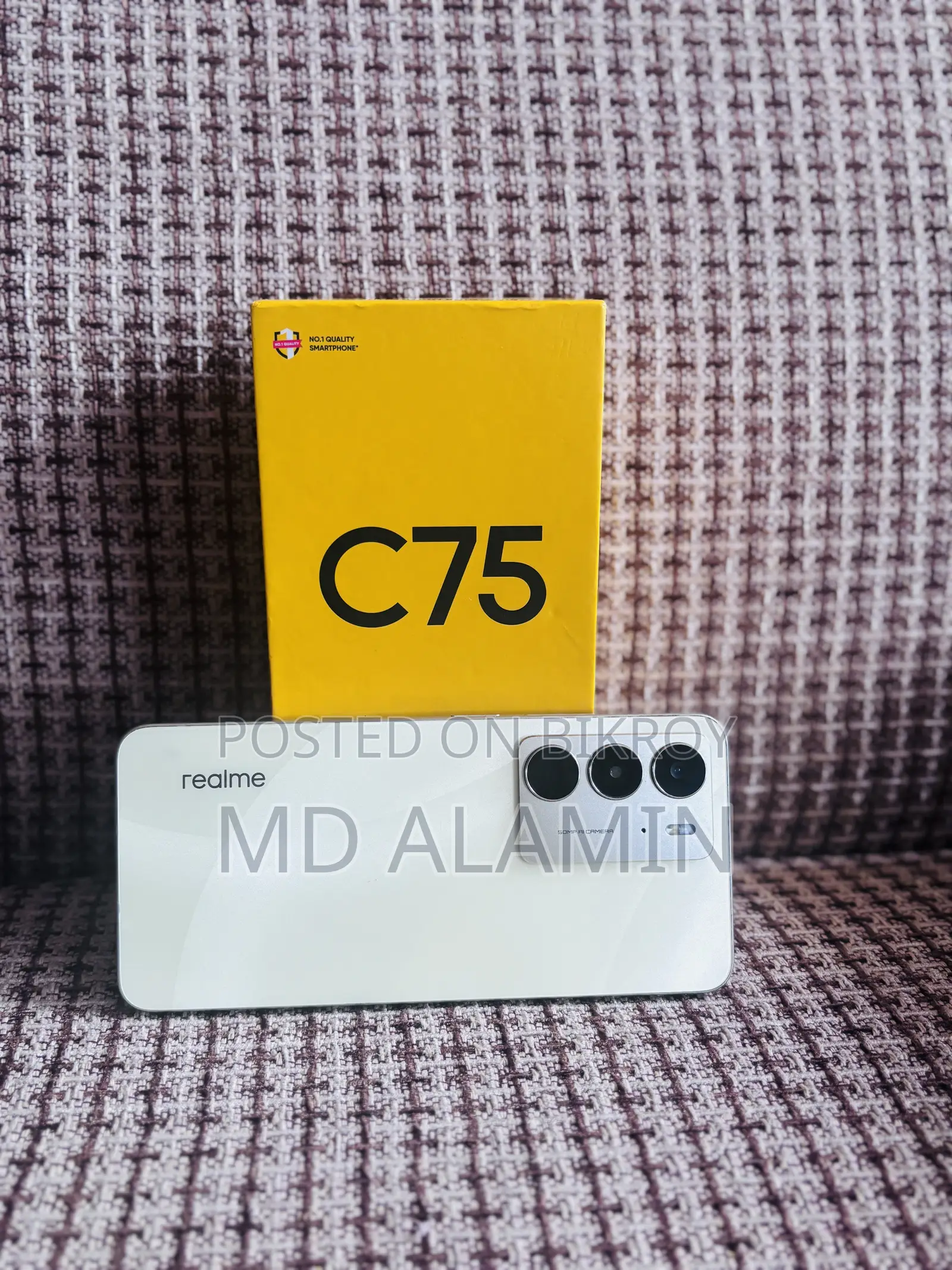 New Realme C75 128 GB Yellow