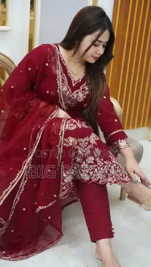 Embroidery Three Piece