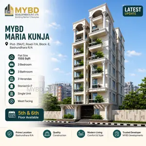 3-bedroom Apartment in Mybd Maria Kunja, Basundhara for sale