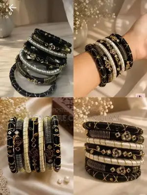 A piece of royalty in silk thread and stone work.
