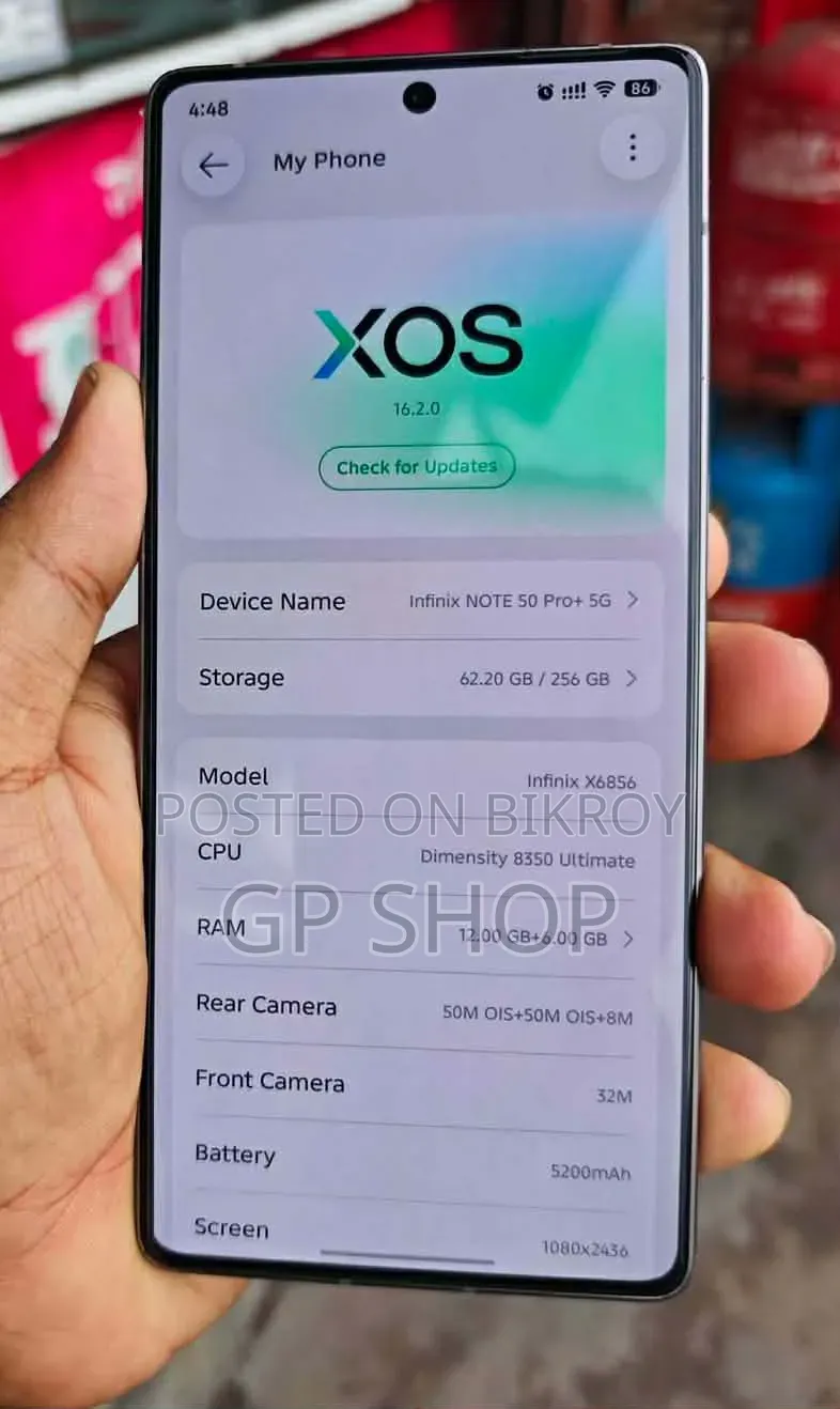 New Infinix Note 50 Pro+ 256 GB Black
