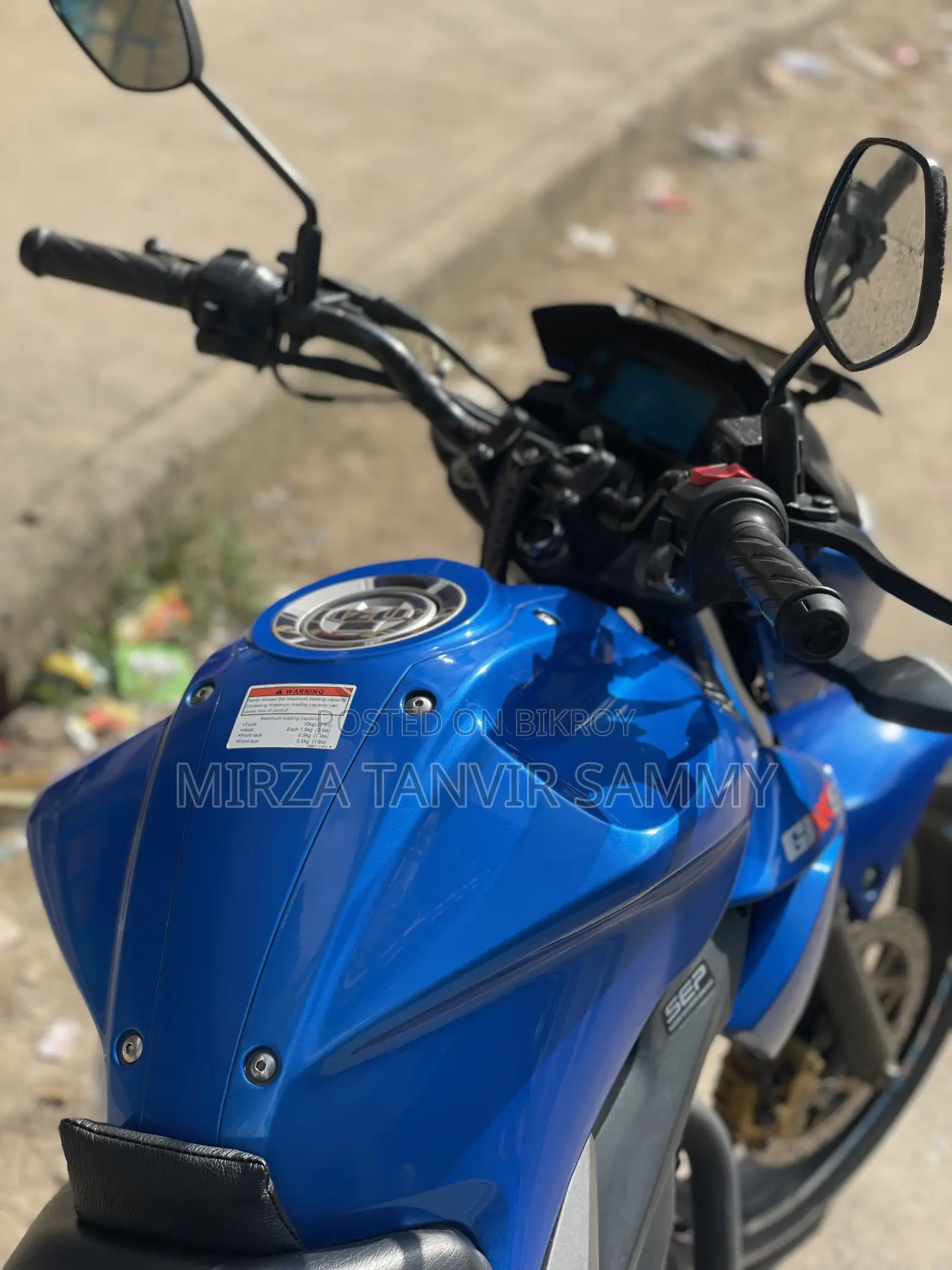 Suzuki Gixxer Monotone 2022 Blue