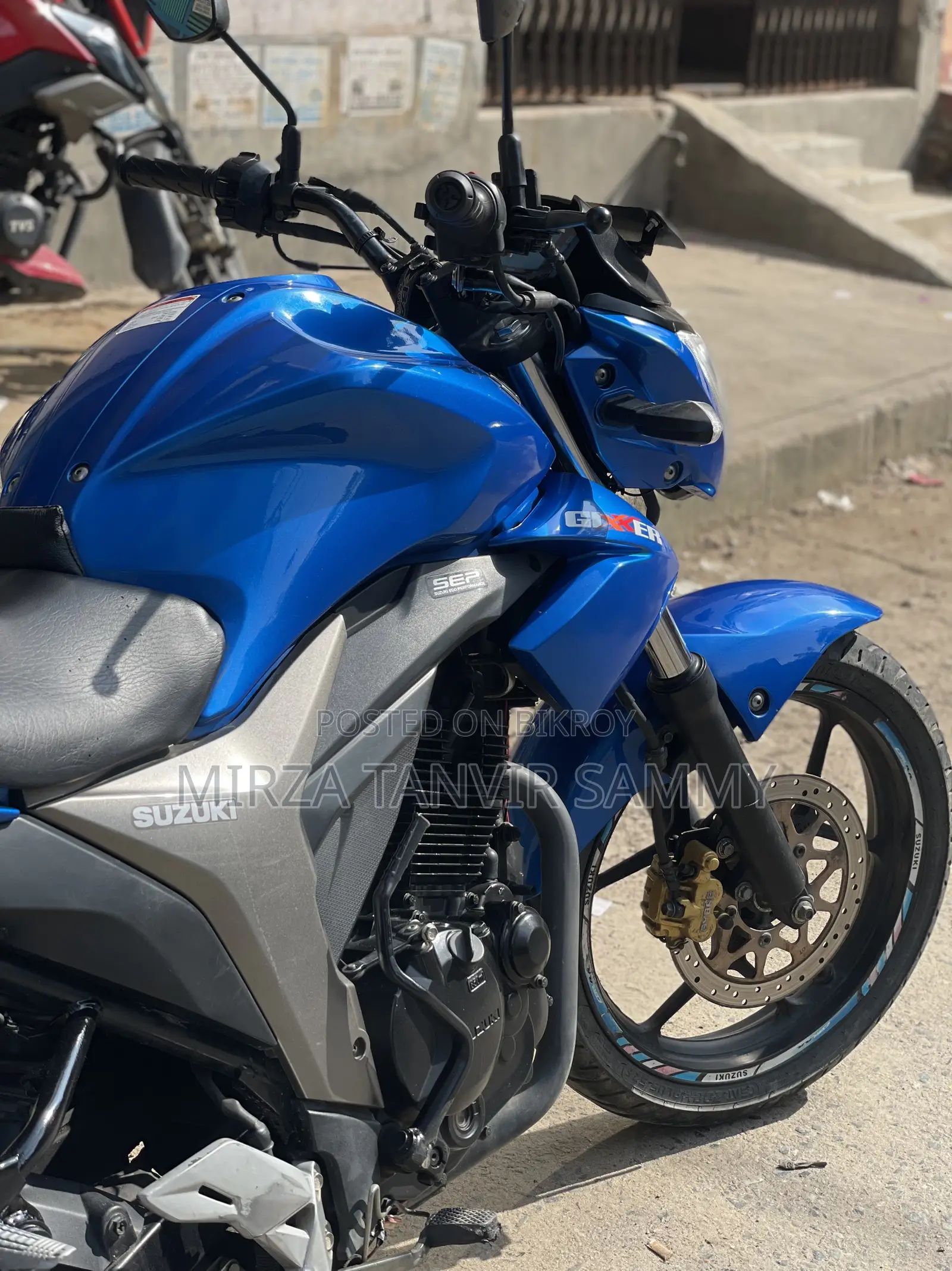 Suzuki Gixxer Monotone 2022 Blue
