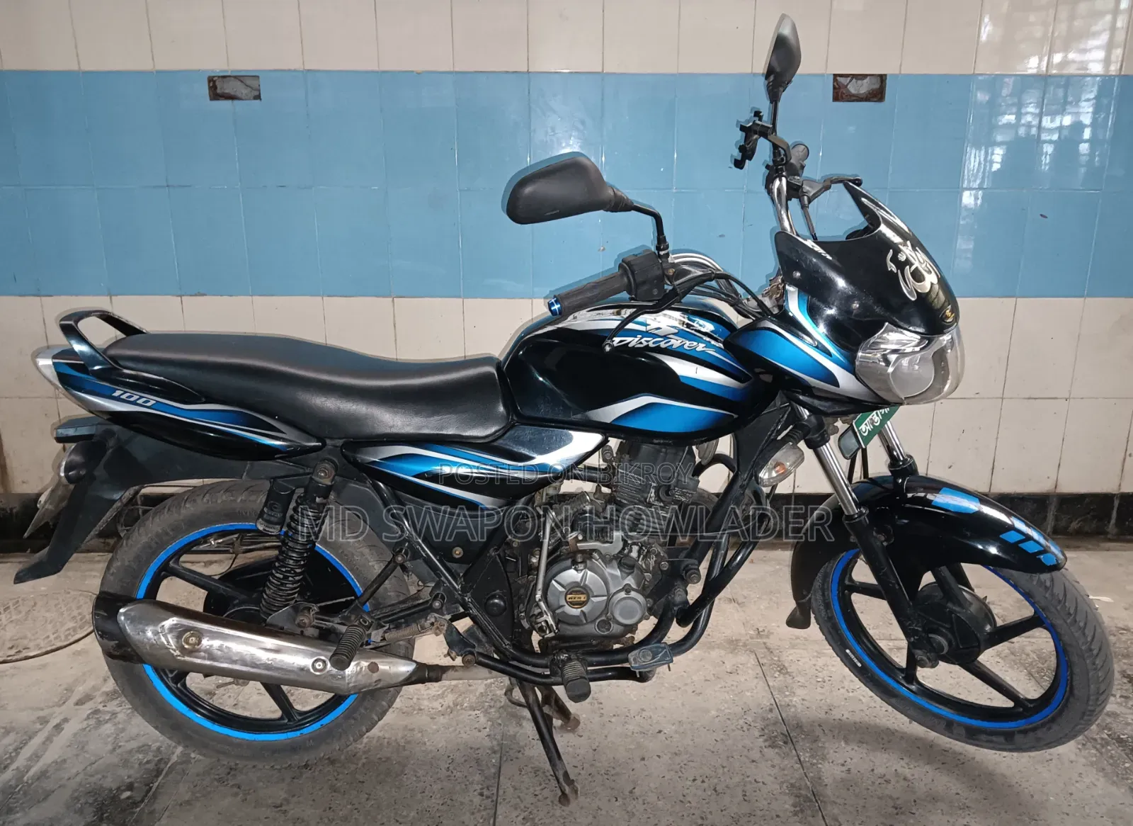 Bajaj Discover 100 2012 Black