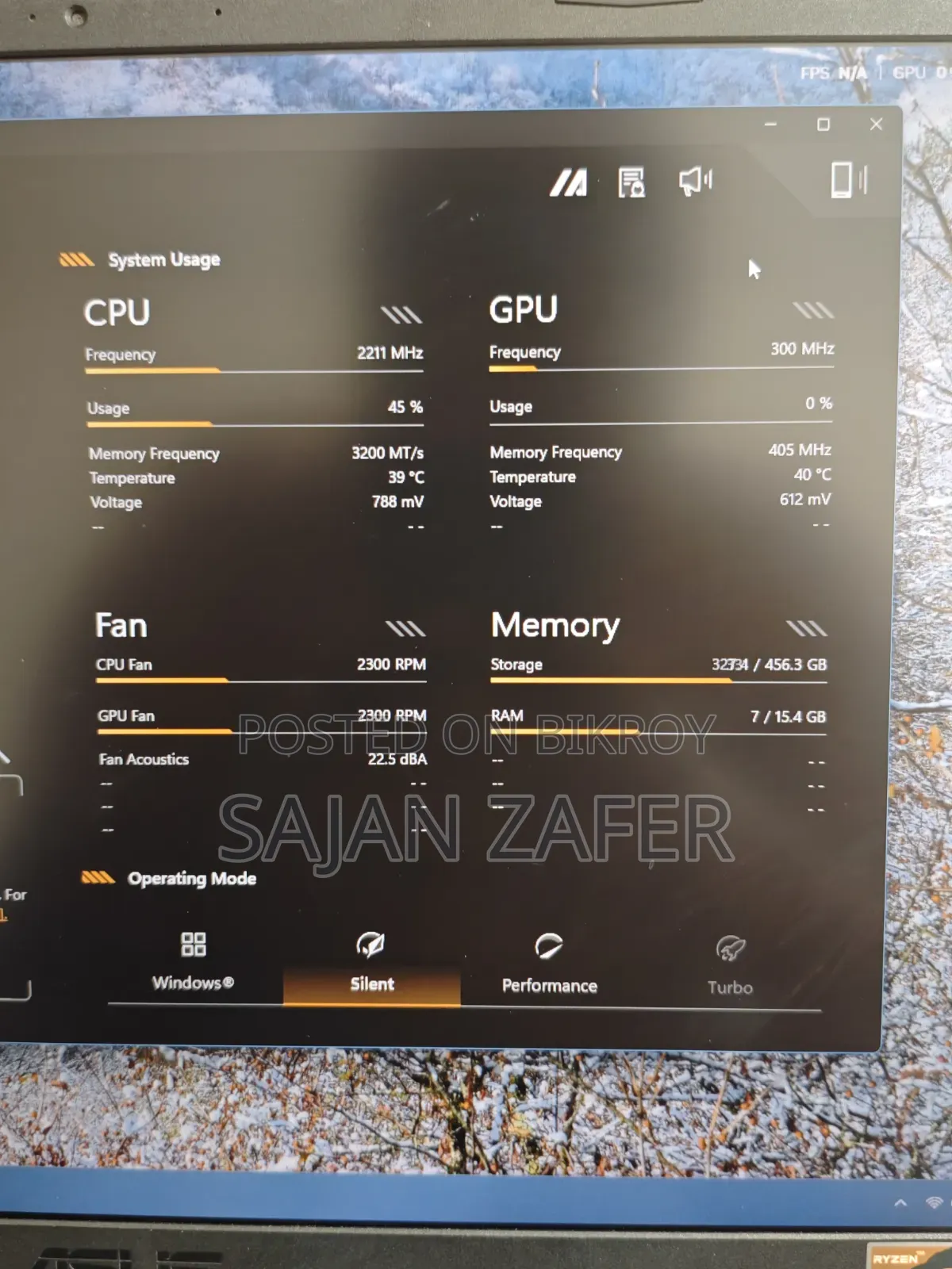 Laptop Asus TUF Gaming A17 16GB AMD Ryzen 5 SSD 512GB