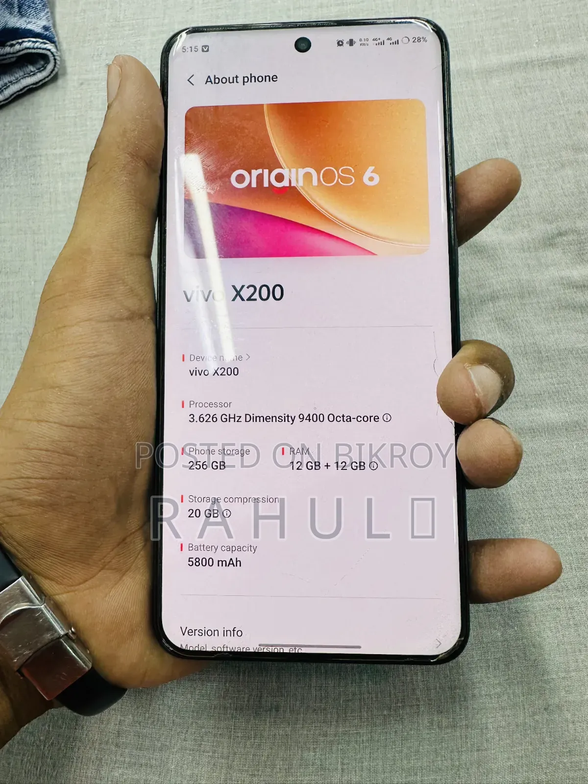 Vivo X200 256 GB Black