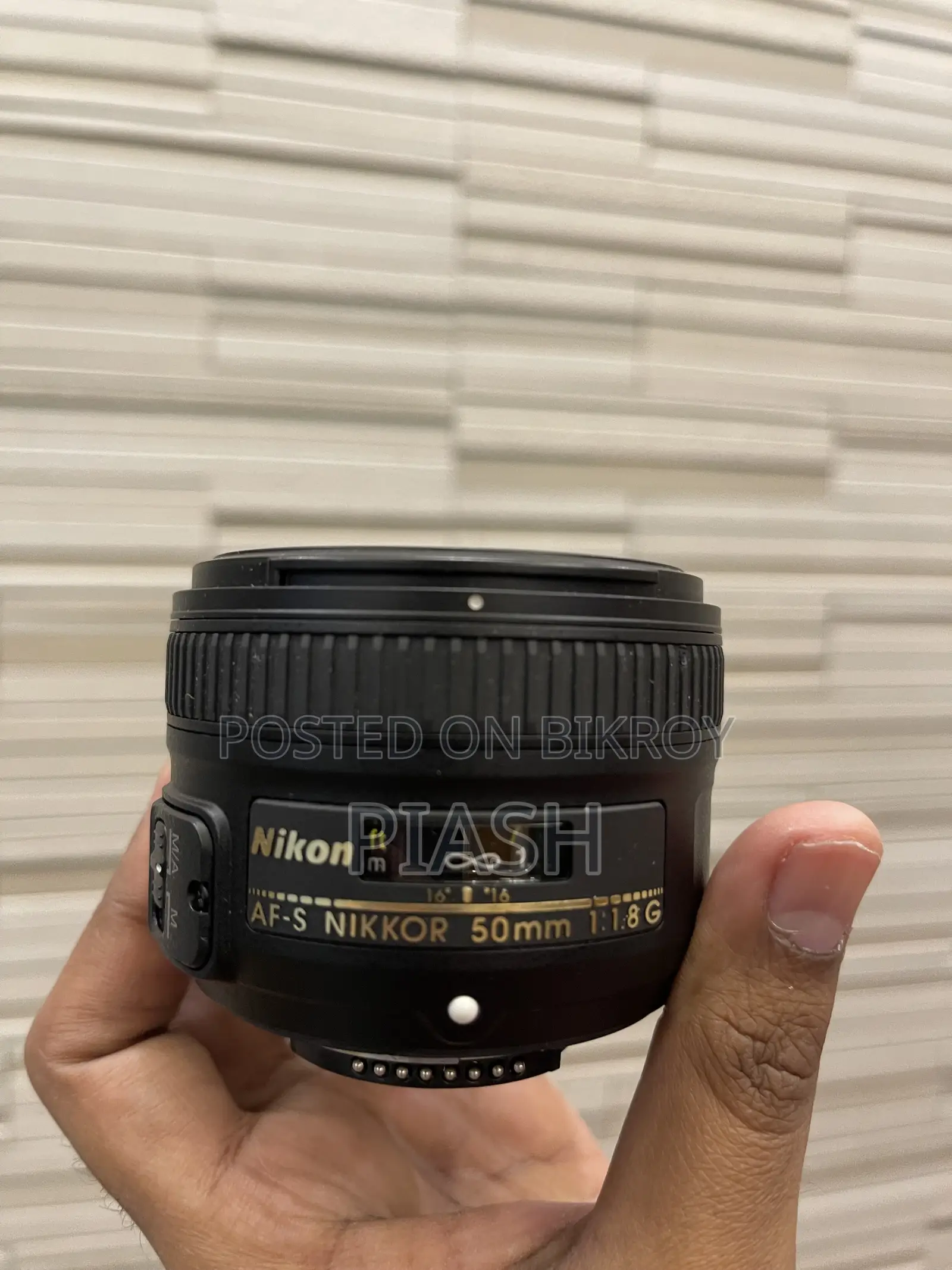 Nikon AF-S NIKKOR 50mm F/1.8g Lens Absolutely Fresh