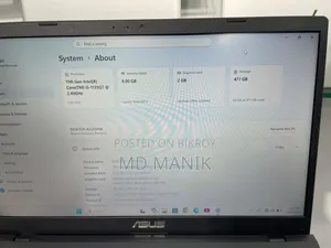 Laptop ASUS 8GB Intel Core I5 SSD 512GB