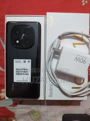New Xiaomi Redmi Note 14 Pro+ 256 GB Black