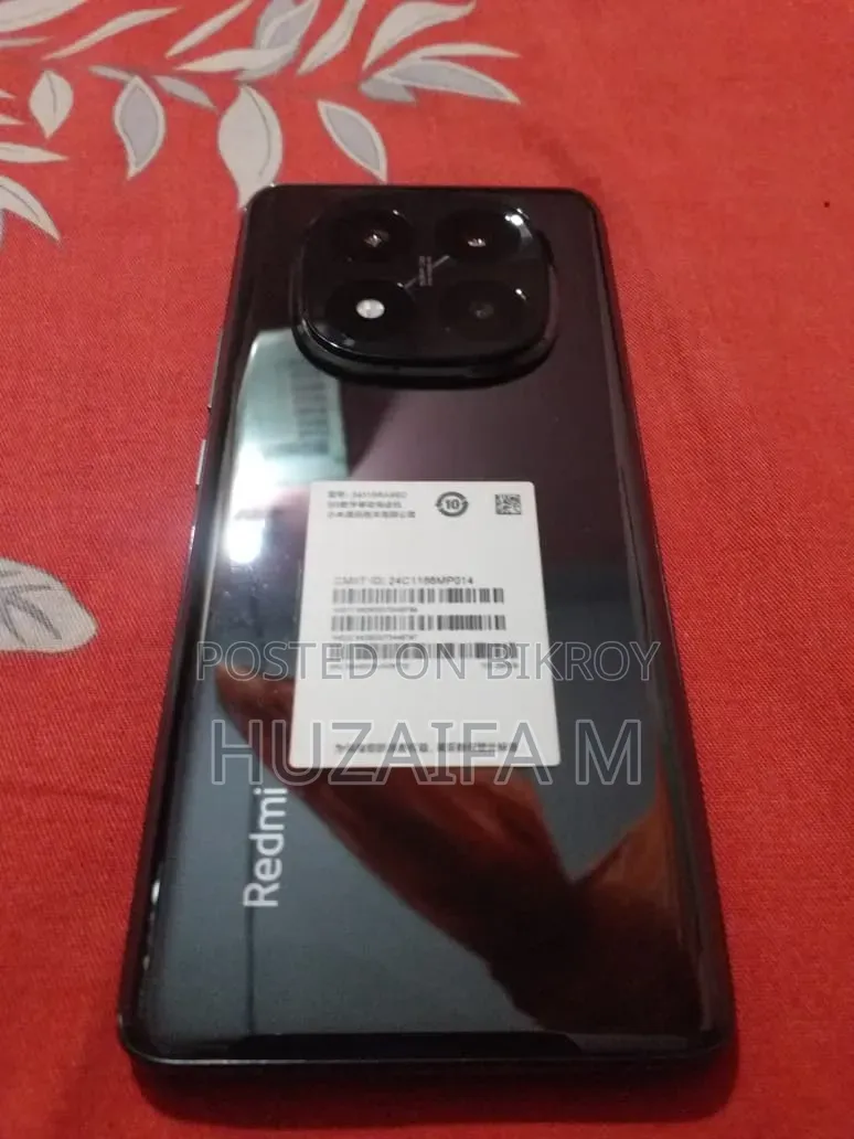New Xiaomi Redmi Note 14 Pro+ 256 GB Black